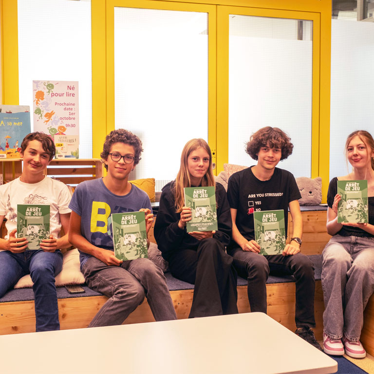 Prix des jeunes lectrices et lecteurs attribué à Maxime Schertenleib pour Arrêt de jeu